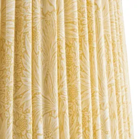 20cm tall tapered shade in Cowslip Marigold linen by Morris & Co.