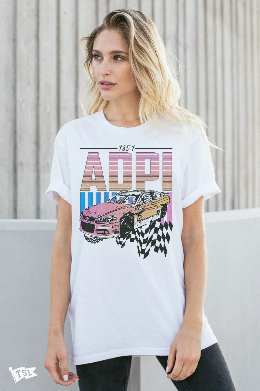 Alpha Delta Pi Racing Tee