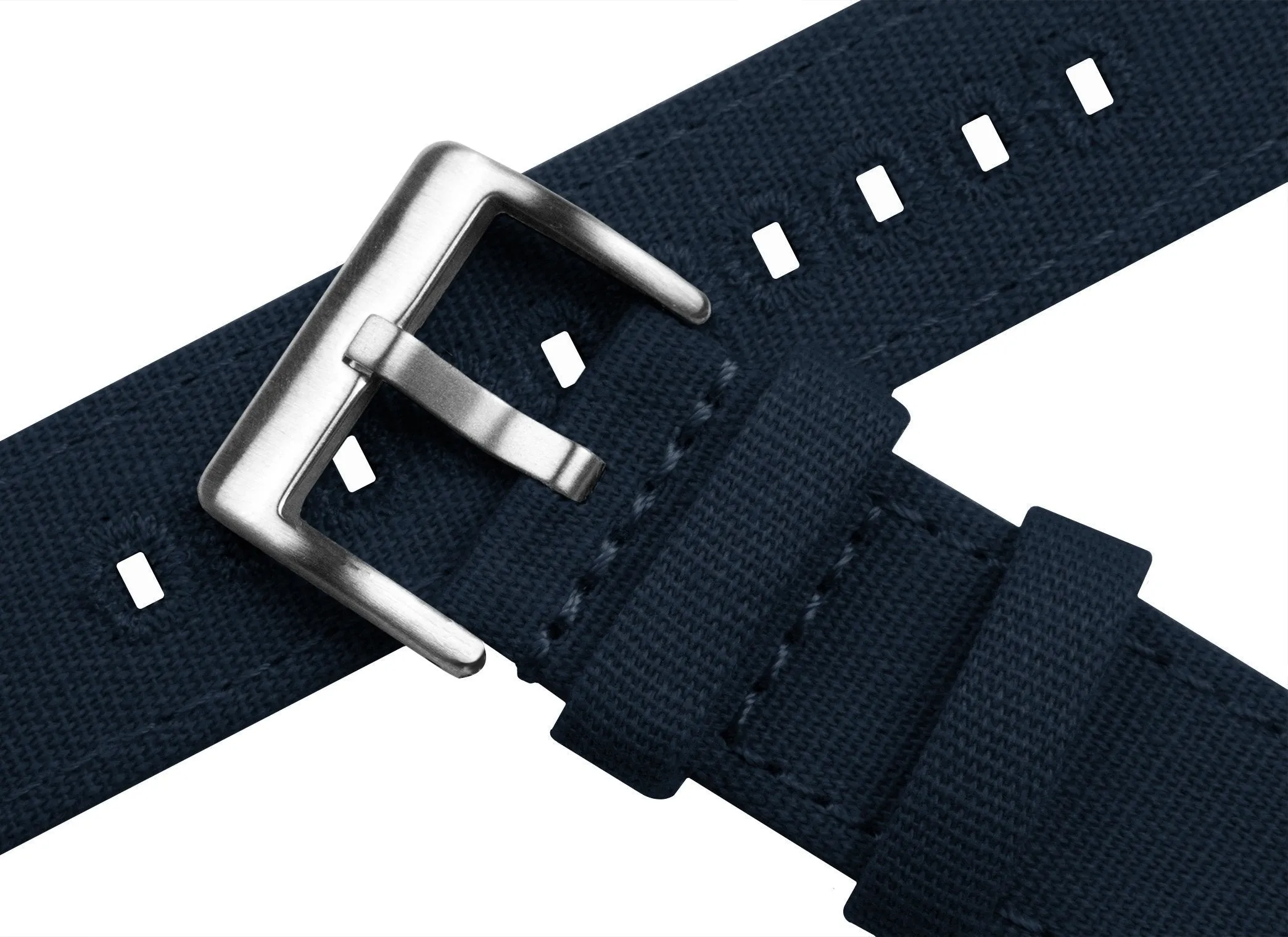 Apple Watch Canvas Navy Blue Watch Band