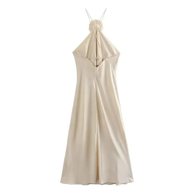 Berna - Elegant halter neck dress