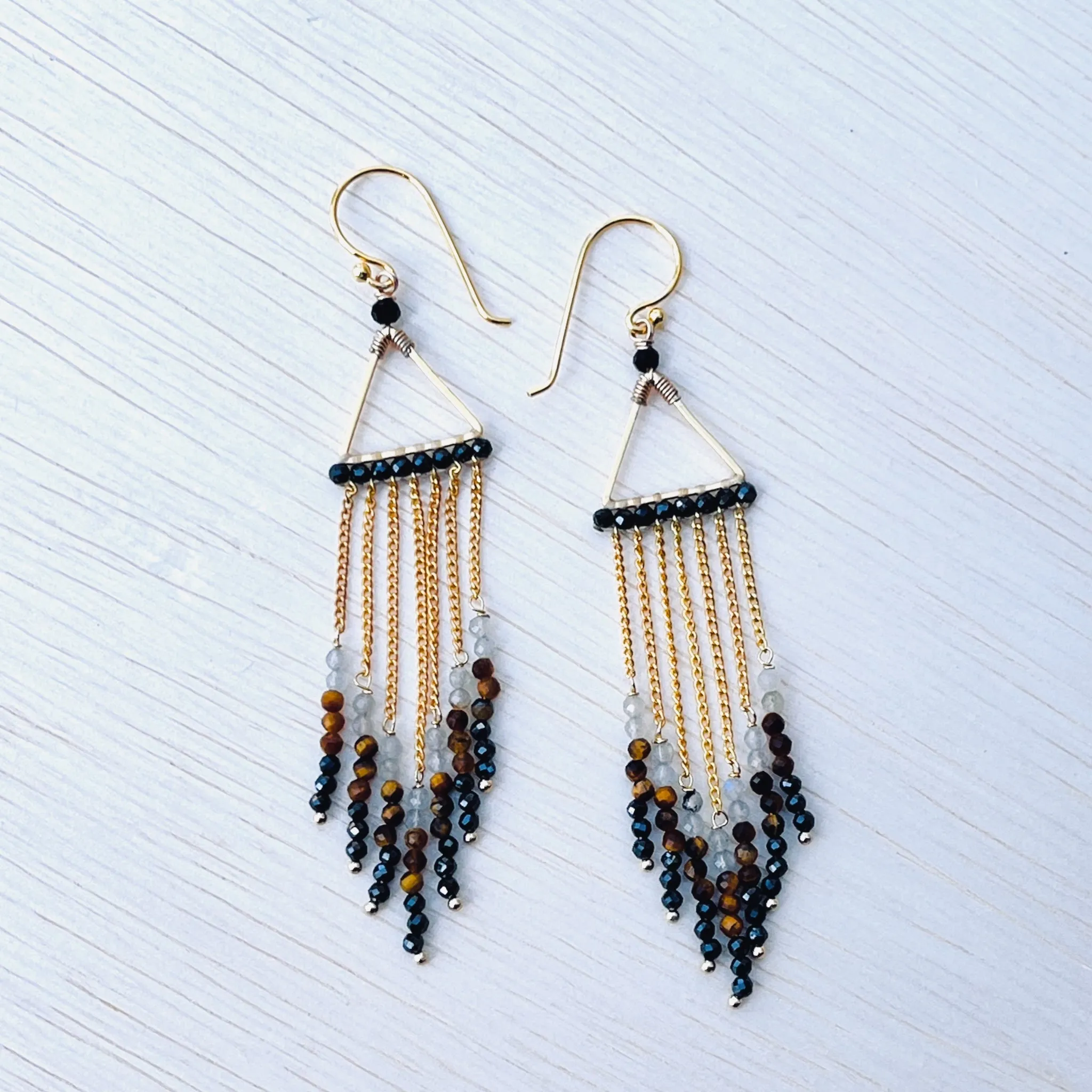 Black | Brown Free Spirit Fringe Earring