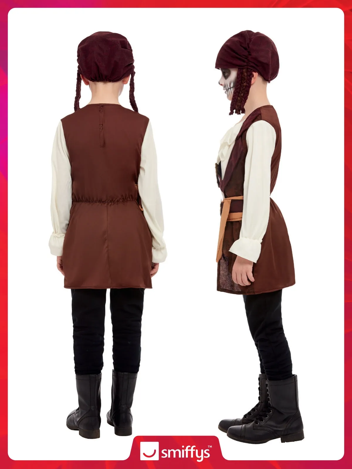 Boys Dark Spirit Pirate Costume