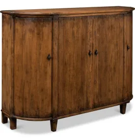 Brown Rustic Brooks Demilune Sideboard