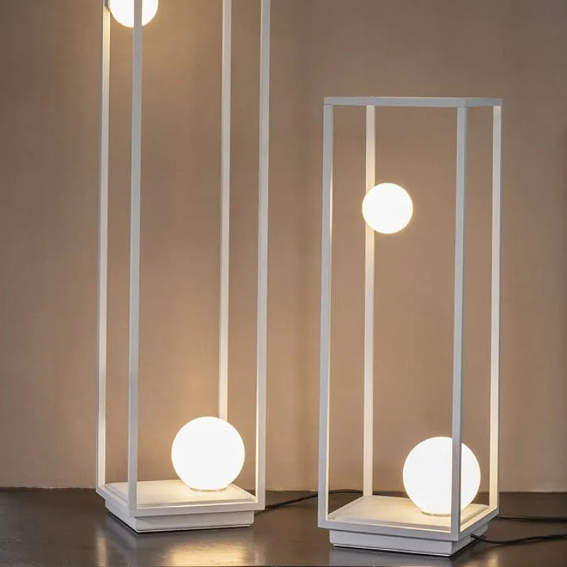 Exterior Frame Floor Lamp