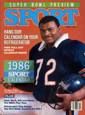 February 1986 Sport Cover (William Perry, Chicago Bears)