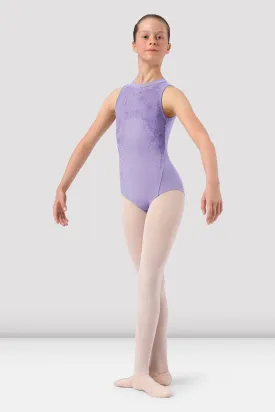 Girls Claire High Neck Leotard