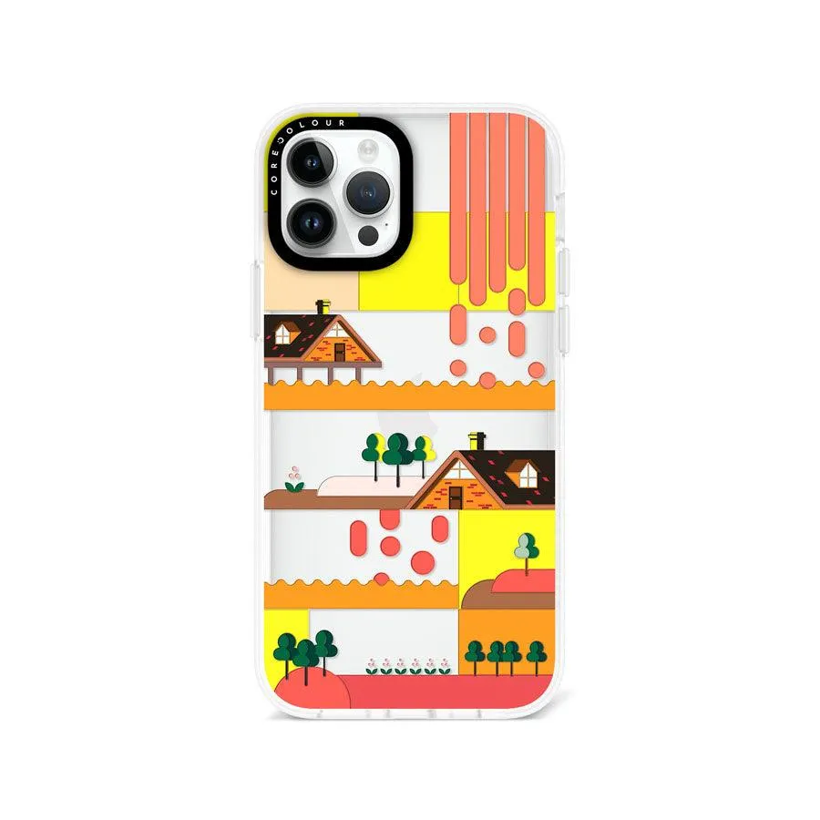 iPhone 12 Pro Sunset Cottage Phone Case