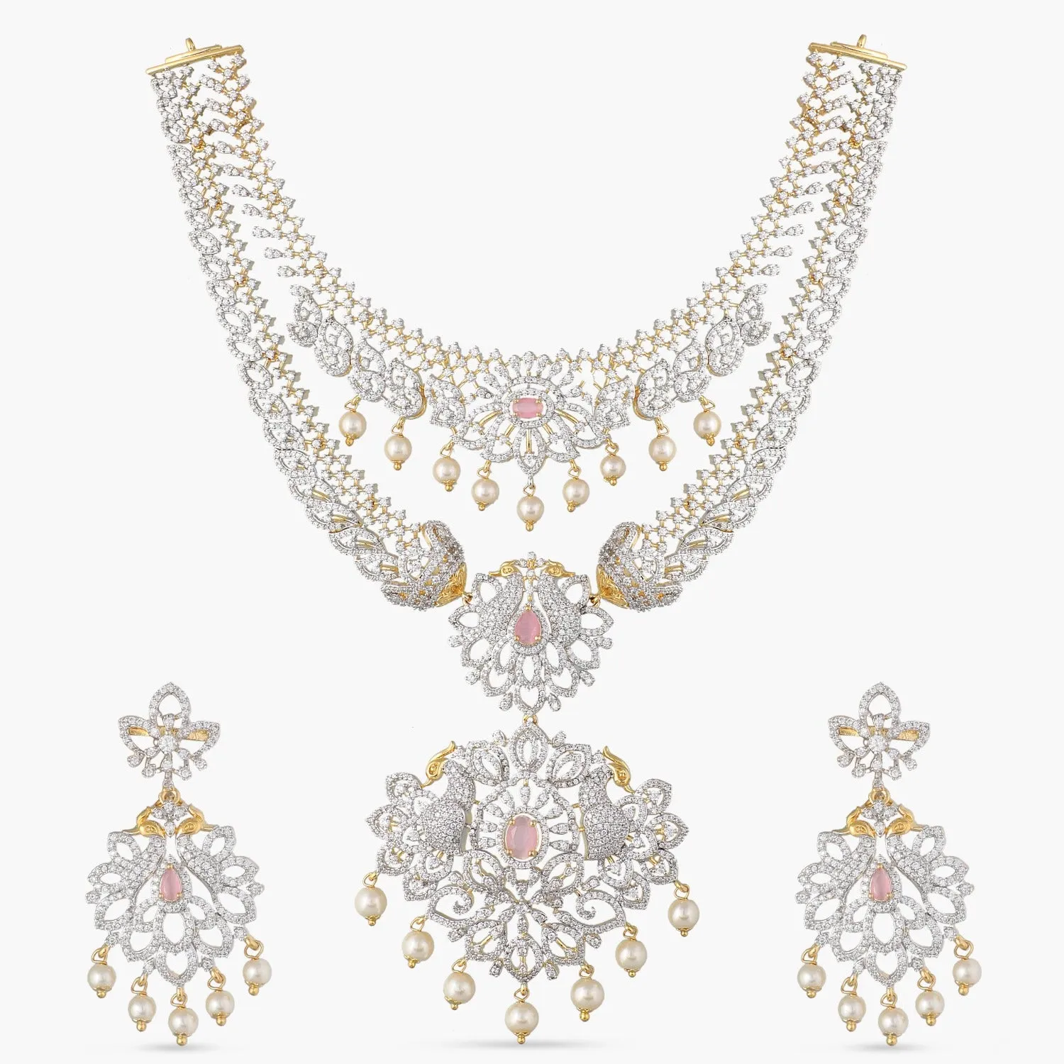 Jivika Nakshatra CZ Necklace Set