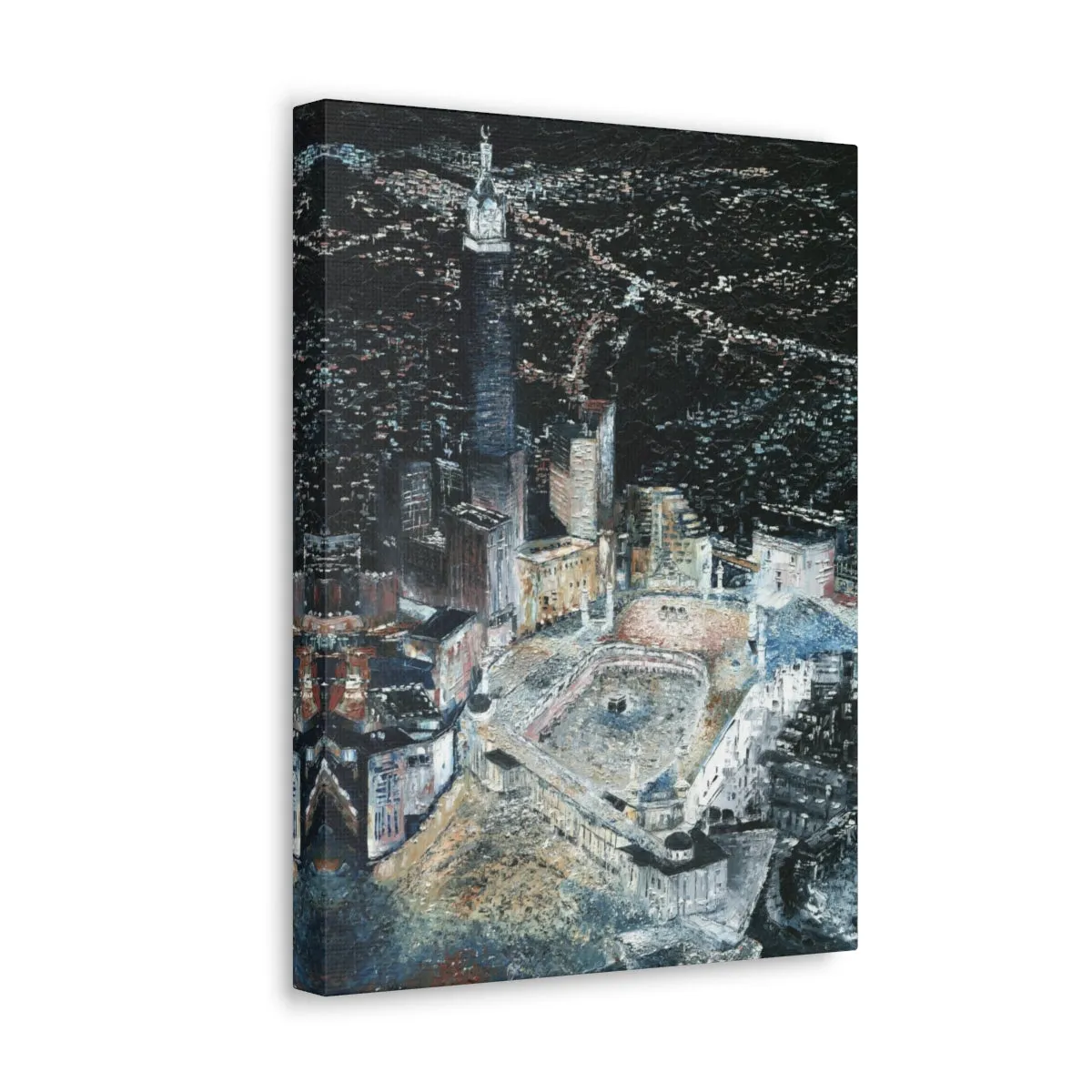 Light of Makkah, Quality Canvas Wall Art Print, Ready to Hang Wall Art Home Decor