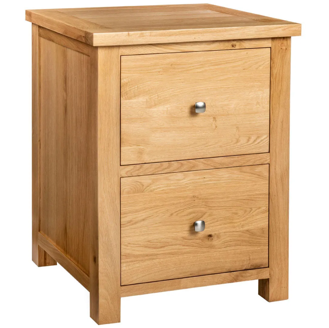 Manor Collection Dorset Oak Filing Cabinet