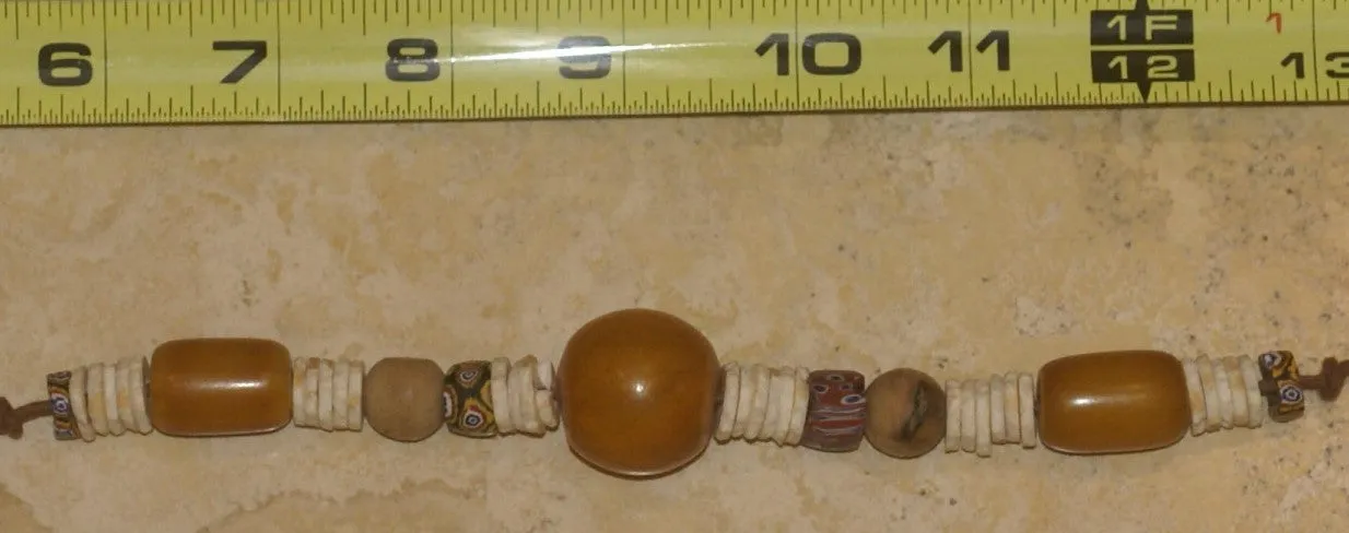 MOROCCO TRIBAL BERBER TOUAREG DOWRY WEDDING ETHNIC BEADS NECKLACE , BRIDE PRICE, WITH AMBER BEADS , WOOD BALLS, CONUS SHELL RINGS, AND COLORFUL GLASS BEADS NECK25   LONG OTHER COCONUT SHELL NECKLACE