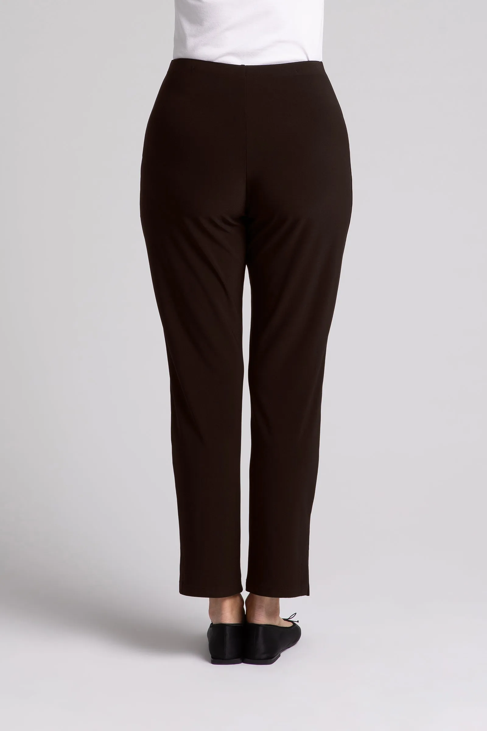 Narrow Pant Midi | Chocolate