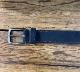 NAVY LEATHER BELT