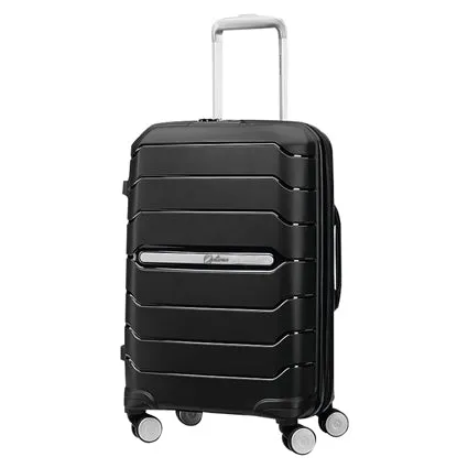 Optima Zenith Hardside Expandable with Double Spinner Wheels, Carry-On 28-Inch, Black