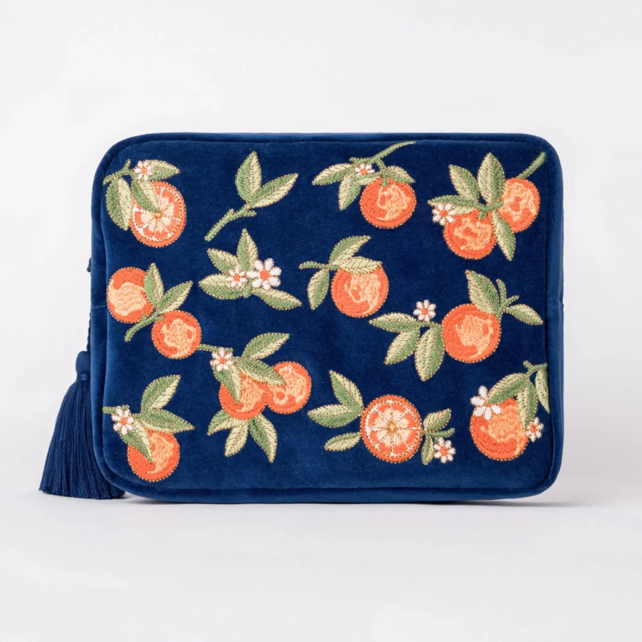 Orange Blossom Cobalt Wash Bag