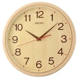 Seiko Light/Dark Brown Dial Wall clock QXA757