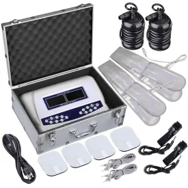 TheLAShop 8 Modes Ion Detox Foot Spa Machine Set Dual-User Colored LCD