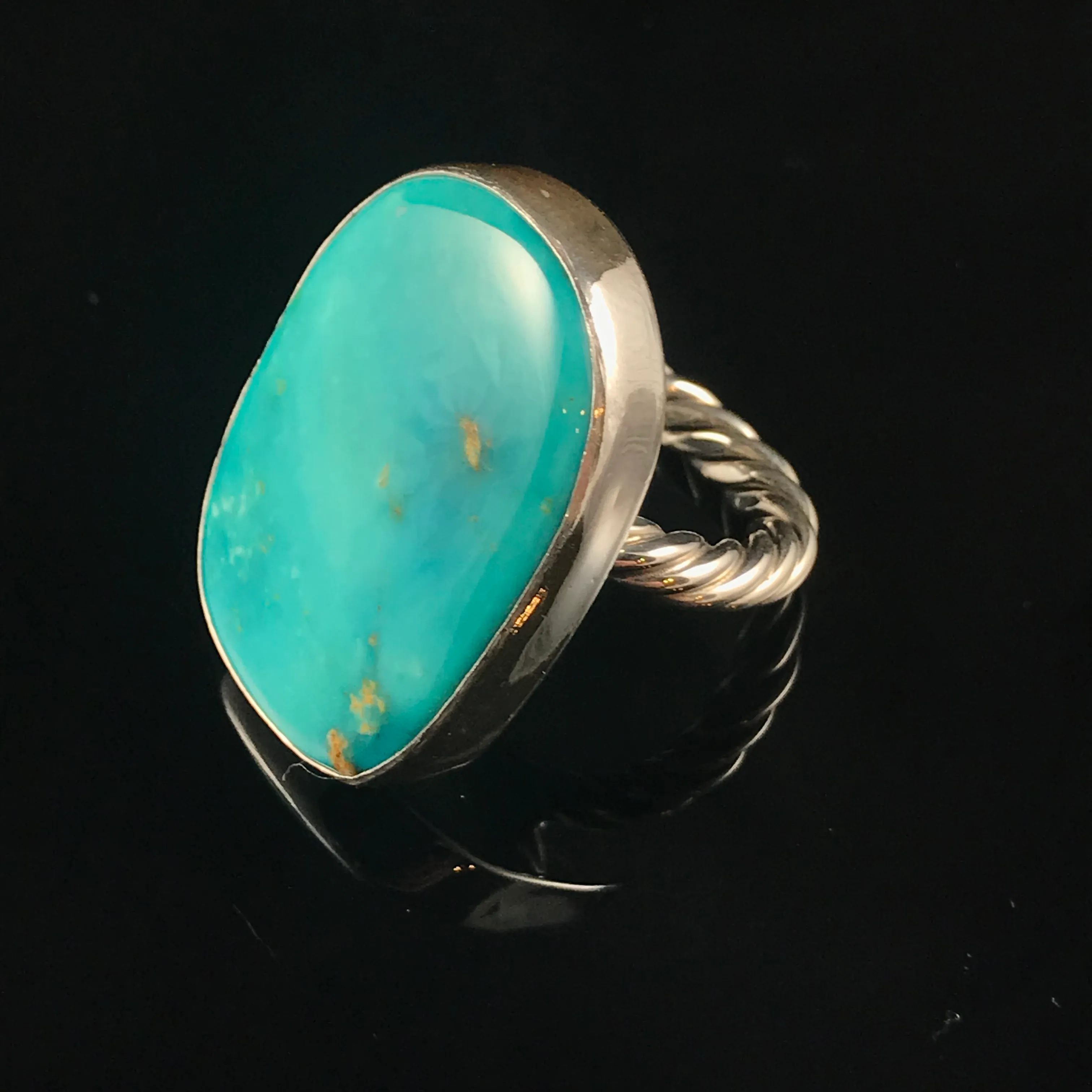 Turquoise Ring & Sterling Silver Ring