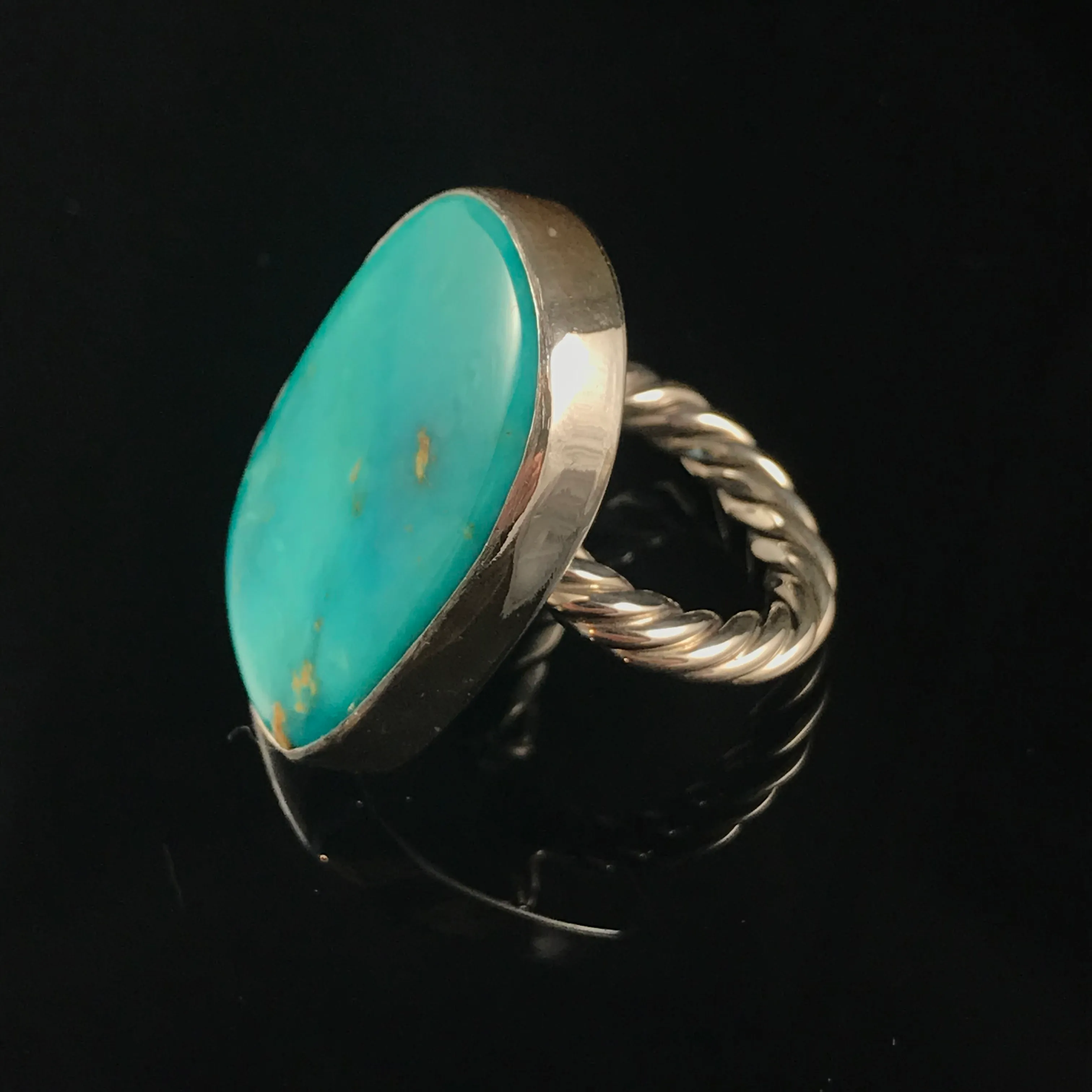 Turquoise Ring & Sterling Silver Ring