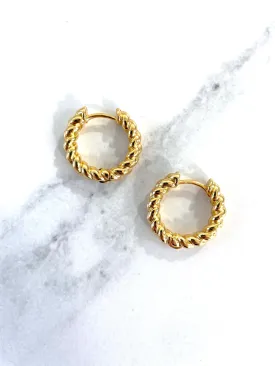 Twist Hoops Gold