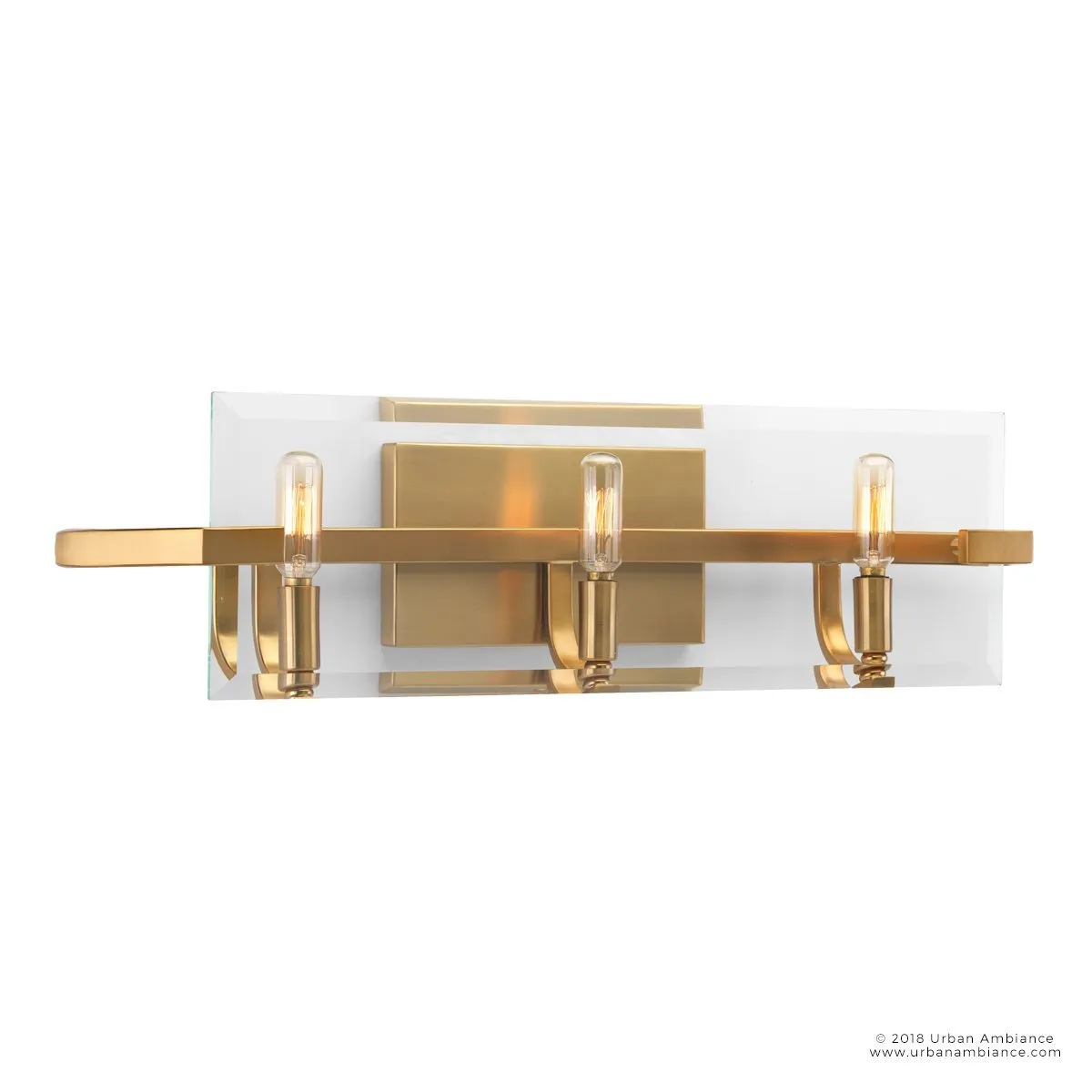 UHP2136 Contemporary Bathroom Vanity Light, 6.38"H x 24"W, Brushed Bronze Finish, Sevilla Collection