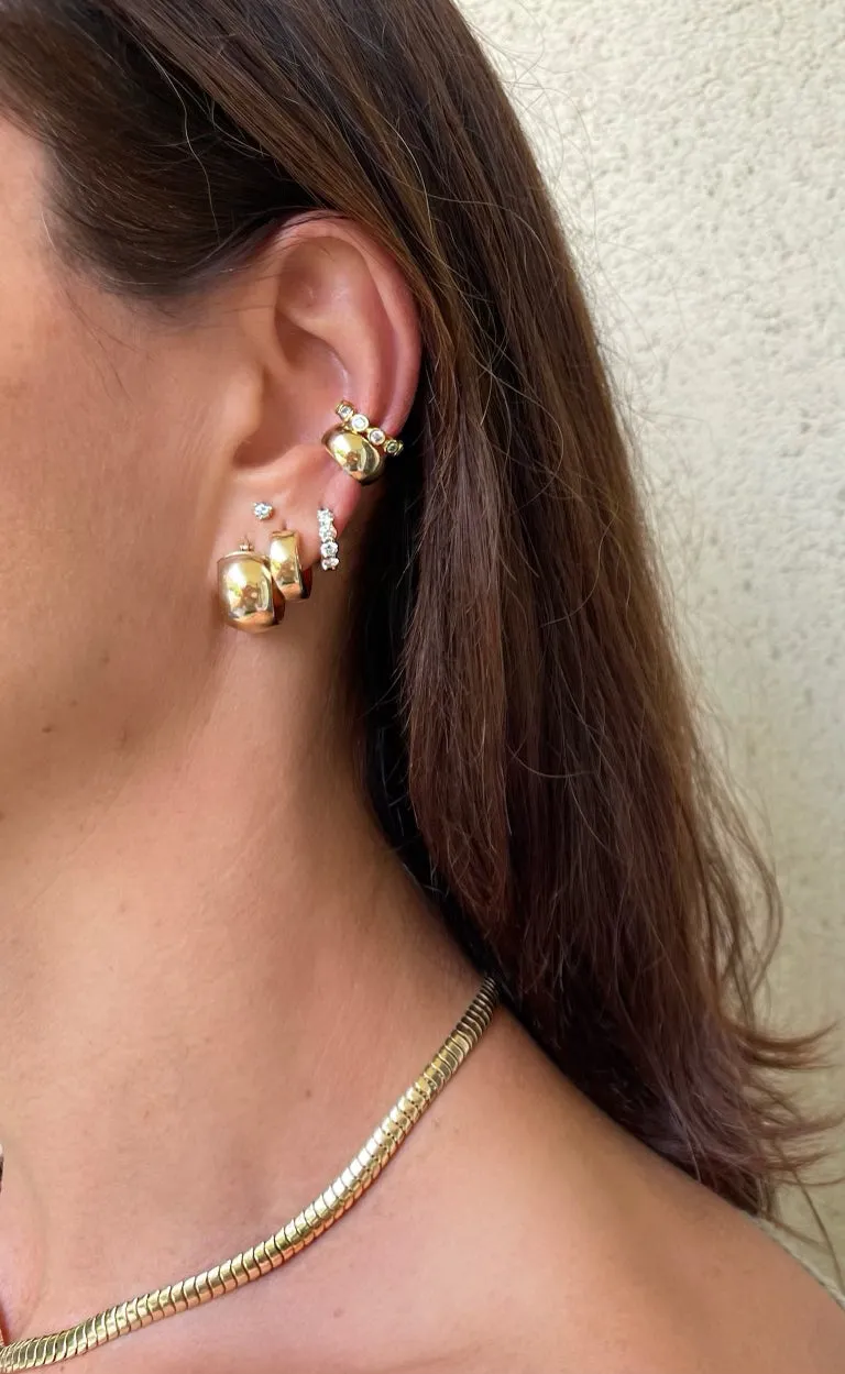 Wide Gold Ear Cuff